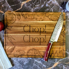 Load image into Gallery viewer, Chop! Chop! Acacia Wood Cutting Board
