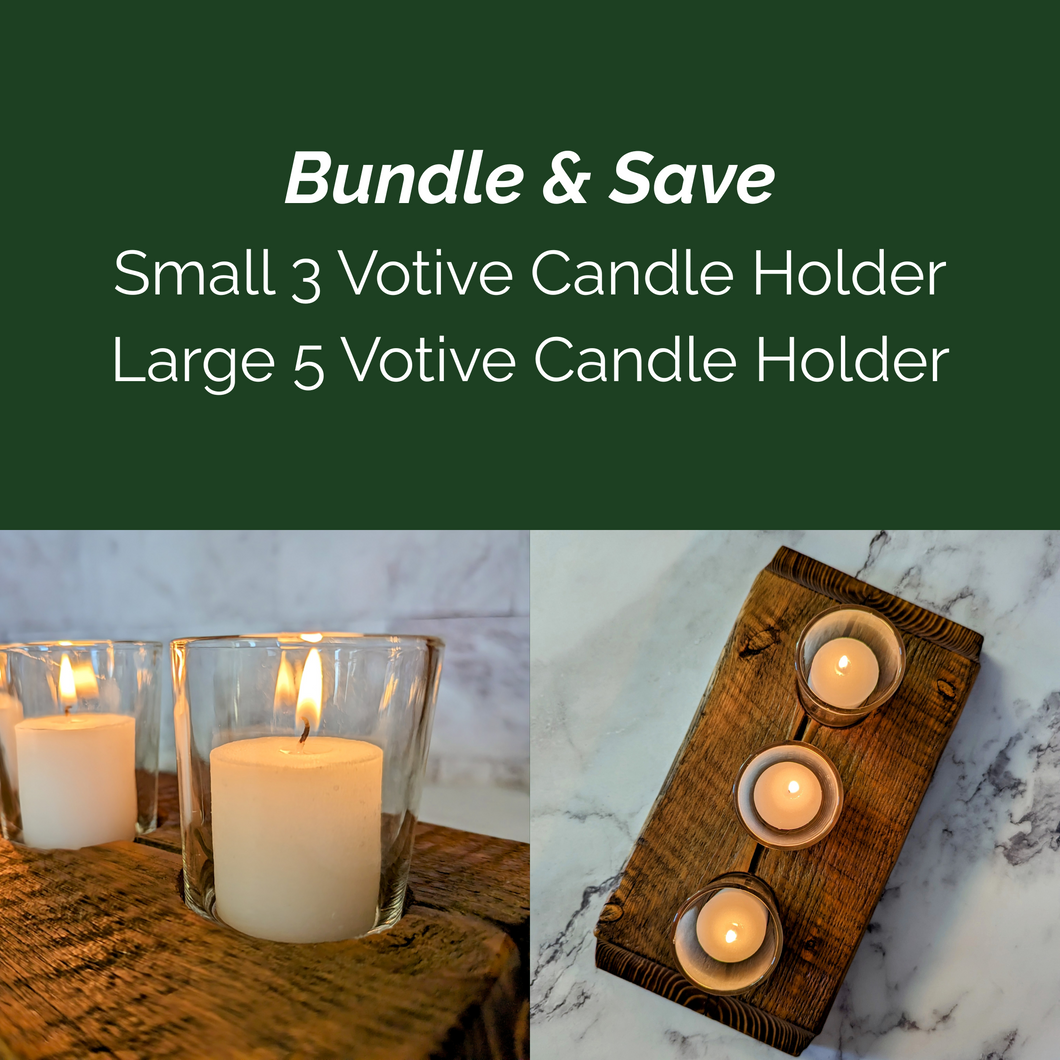 Barn Beam Candle Holder Bundle Set