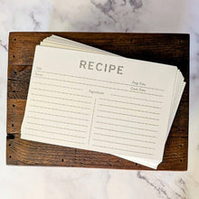 Load image into Gallery viewer, Reclaimed Wood Recipe Box (4x6 Recipe Cards)
