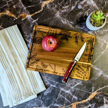 Load image into Gallery viewer, Herbs Acacia Wood Cutting Board
