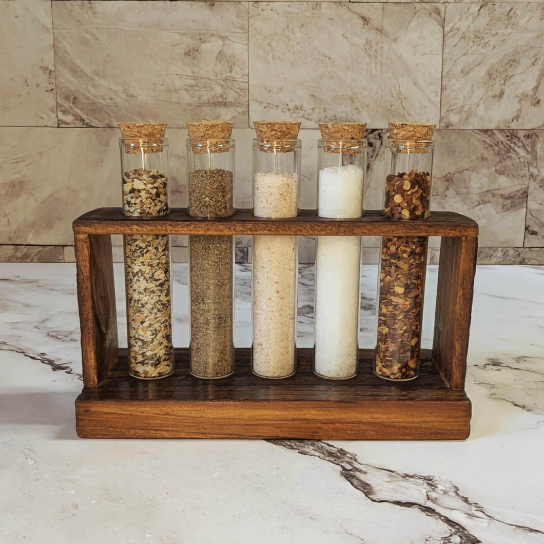 Wooden Spice Rack / Wooden Salt Box