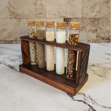 Load image into Gallery viewer, Wooden Spice Rack / Wooden Salt Box
