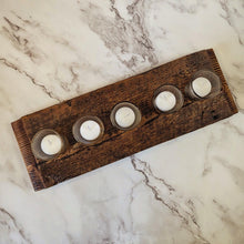 Load image into Gallery viewer, Barn Beam 5 Votive Candle Holder
